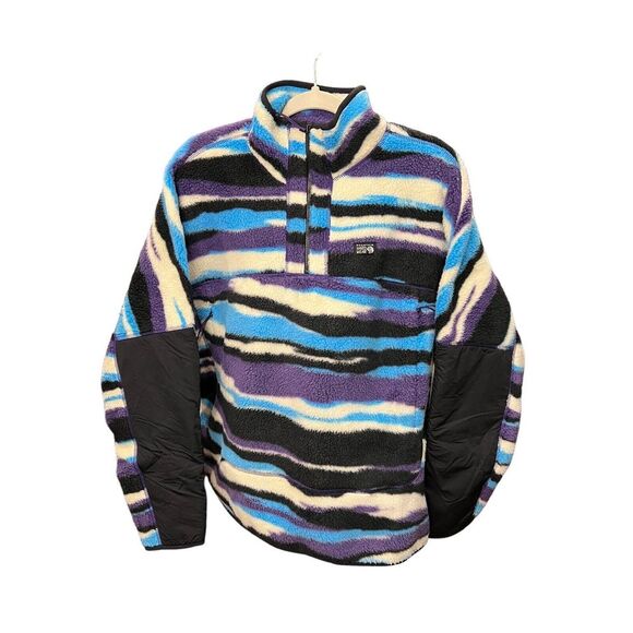 Mountain Hardwear Jackets & Blazers - Mountain HardWear Womens Size XL  HiCamp Fleece Pullover. Black, Blue, Purple.